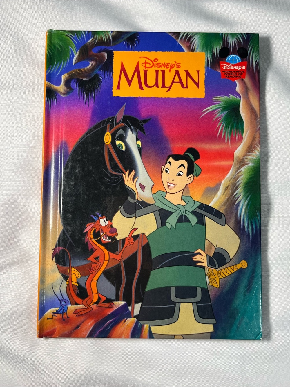 Vintage Mulan 1998 Disney’s Wonderful World Grolier Book Club 1st‎ Edition HC